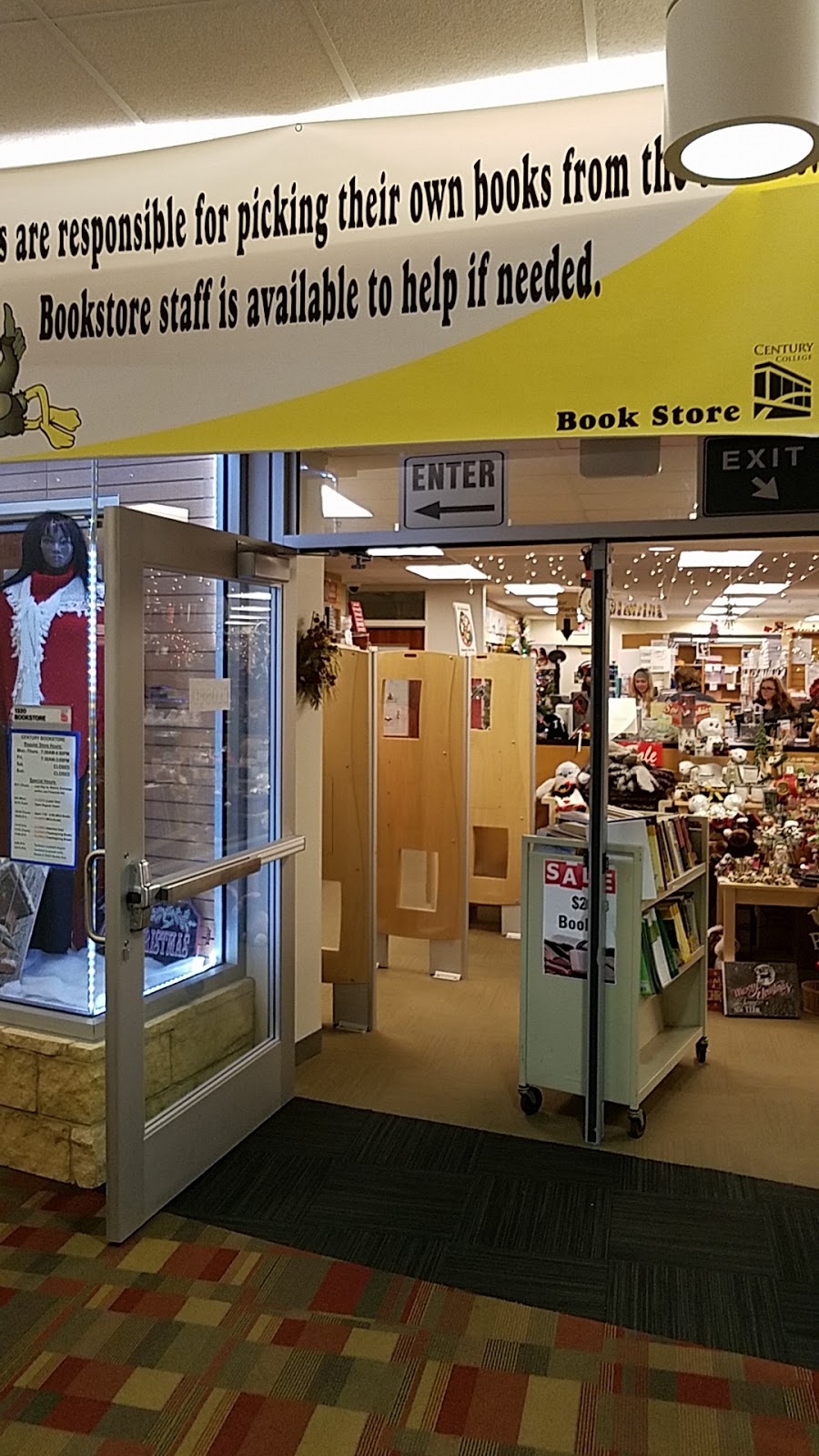 Century College Bookstore | 3401 Century Ave N, White Bear Lake, MN 55110, USA | Phone: (651) 779-3284