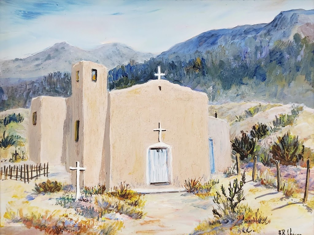 San Francisco de Asis Catholic Church | Turquoise Trail, Golden, NM 87047, USA | Phone: (505) 471-1562