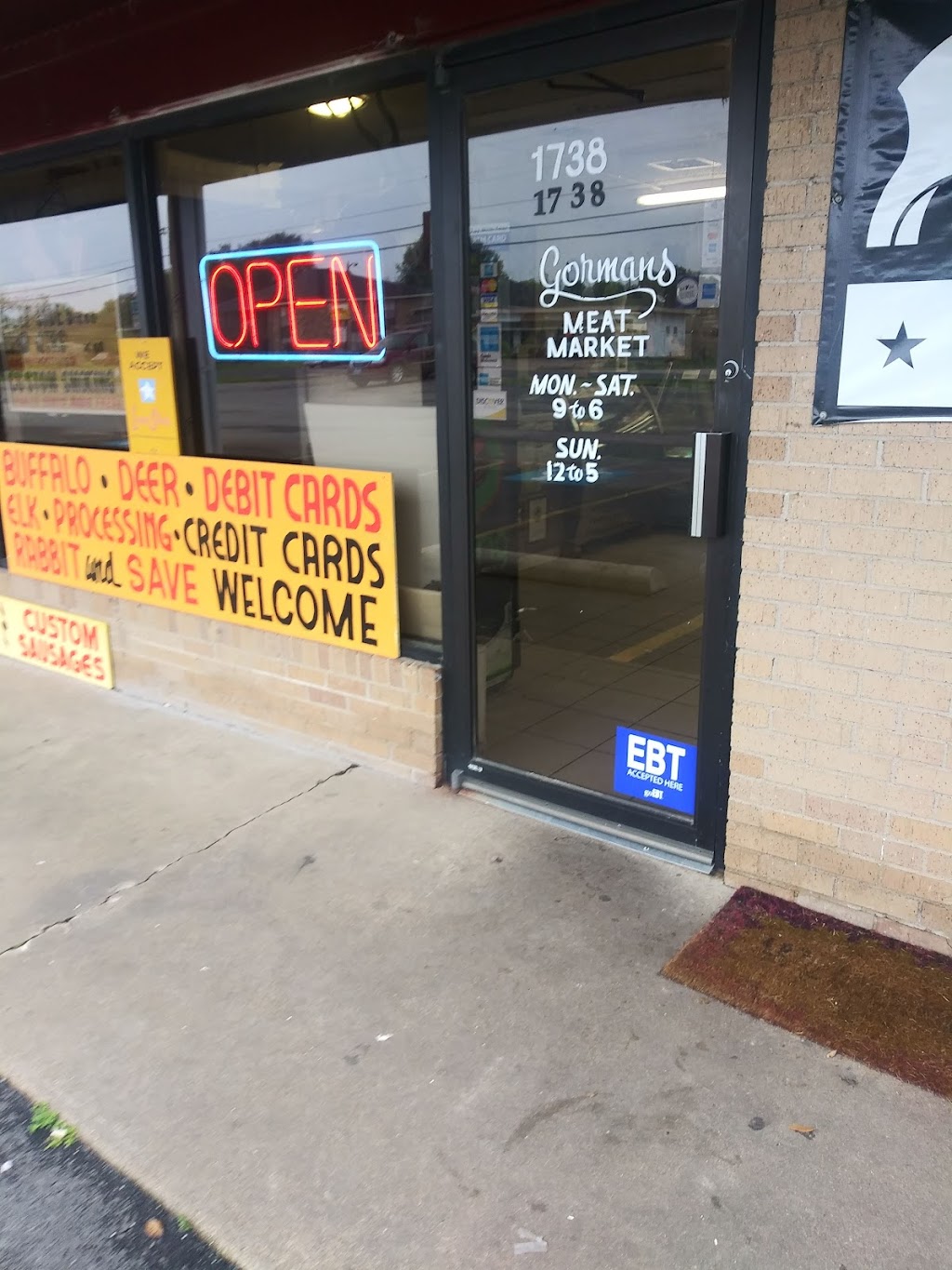 Gormans Meat Market | 1738 N Frances St, Terrell, TX 75160, USA | Phone: (972) 524-5353