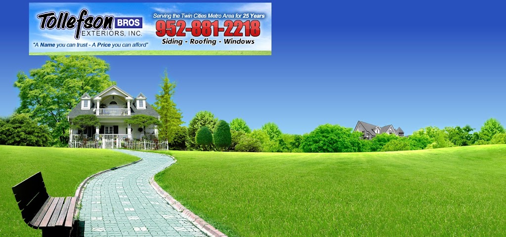 Tollefson Bros. Exteriors | 5131 Overlook Dr, Bloomington, MN 55437, USA | Phone: (952) 881-2218