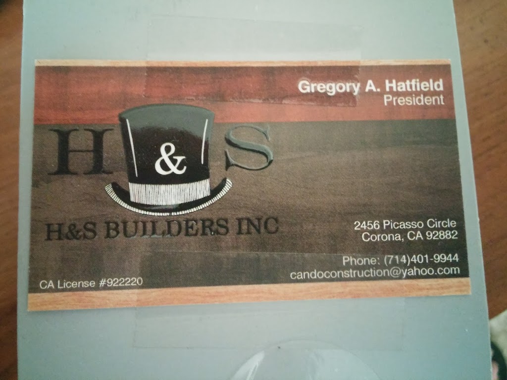 H&S Builders Inc. | 2456 Picasso Cir, Corona, CA 92882, USA | Phone: (512) 851-7402