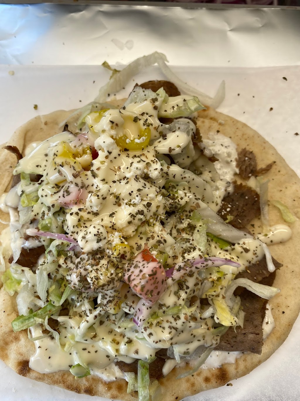 Taste of Greece & Mediterranean Food Truck | 2991 Indianola Ave, Columbus, OH 43202, USA | Phone: (929) 472-2298