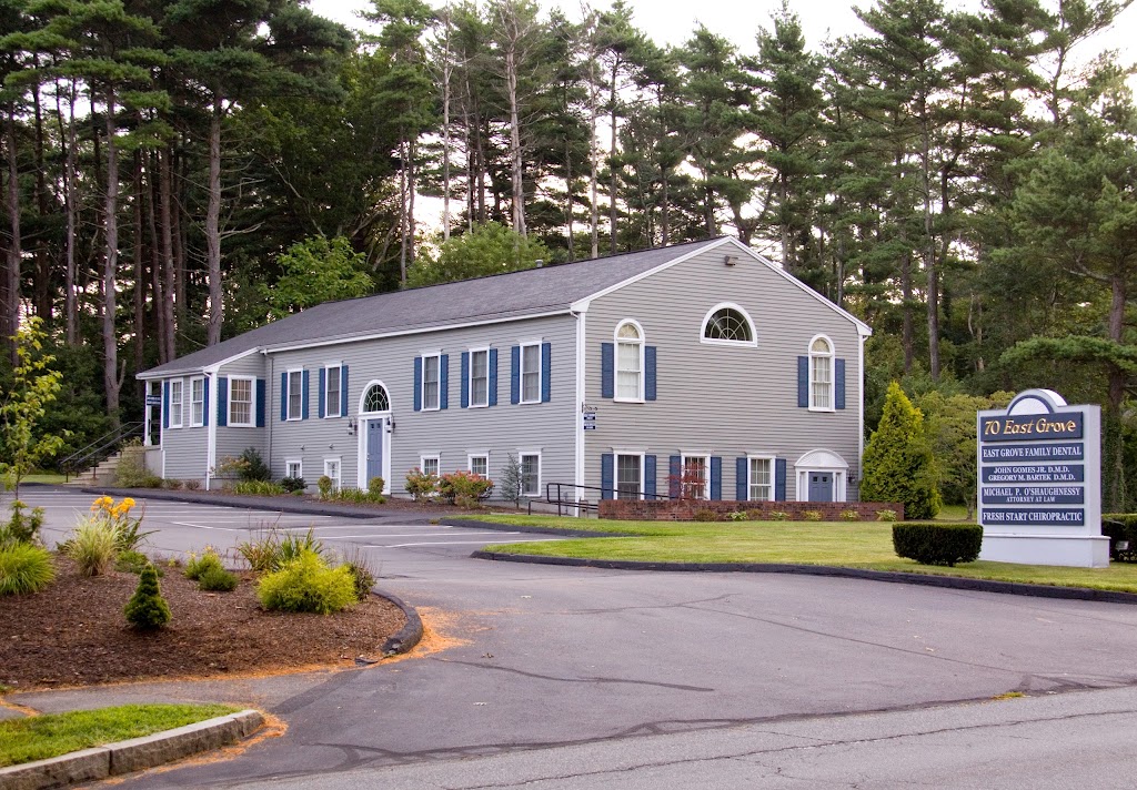 East Grove Family Dental | 70 E Grove St, Middleborough, MA 02346, USA | Phone: (508) 947-4770