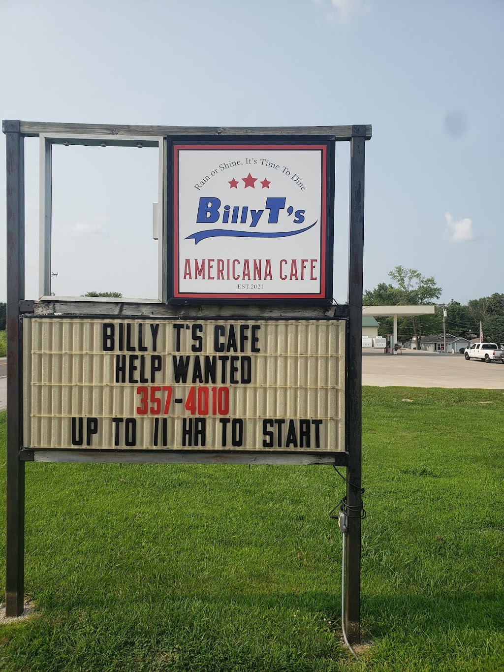 Billy Ts Americana Cafe | 101 US-169, Trimble, MO 64492, USA | Phone: (816) 357-4010