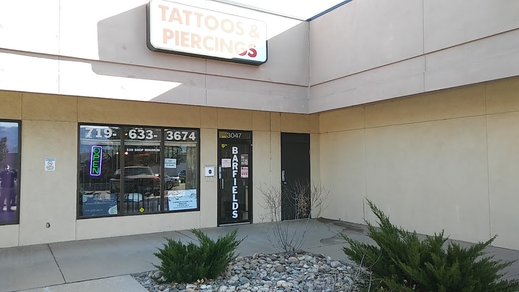 Barfield’s tattoo and piercing | 3047 Jet Wing Dr, Colorado Springs, CO 80916, USA | Phone: (719) 633-3674
