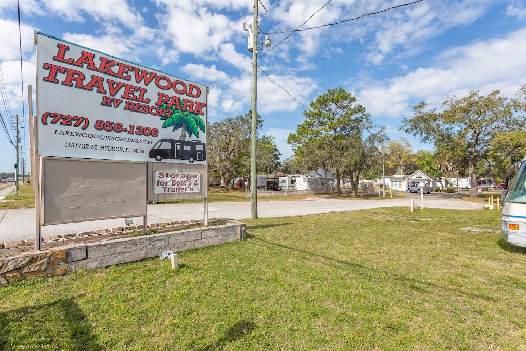 Lakewood Travel Park | 11517 State Rd 52, Hudson, FL 34669, USA | Phone: (727) 584-1306