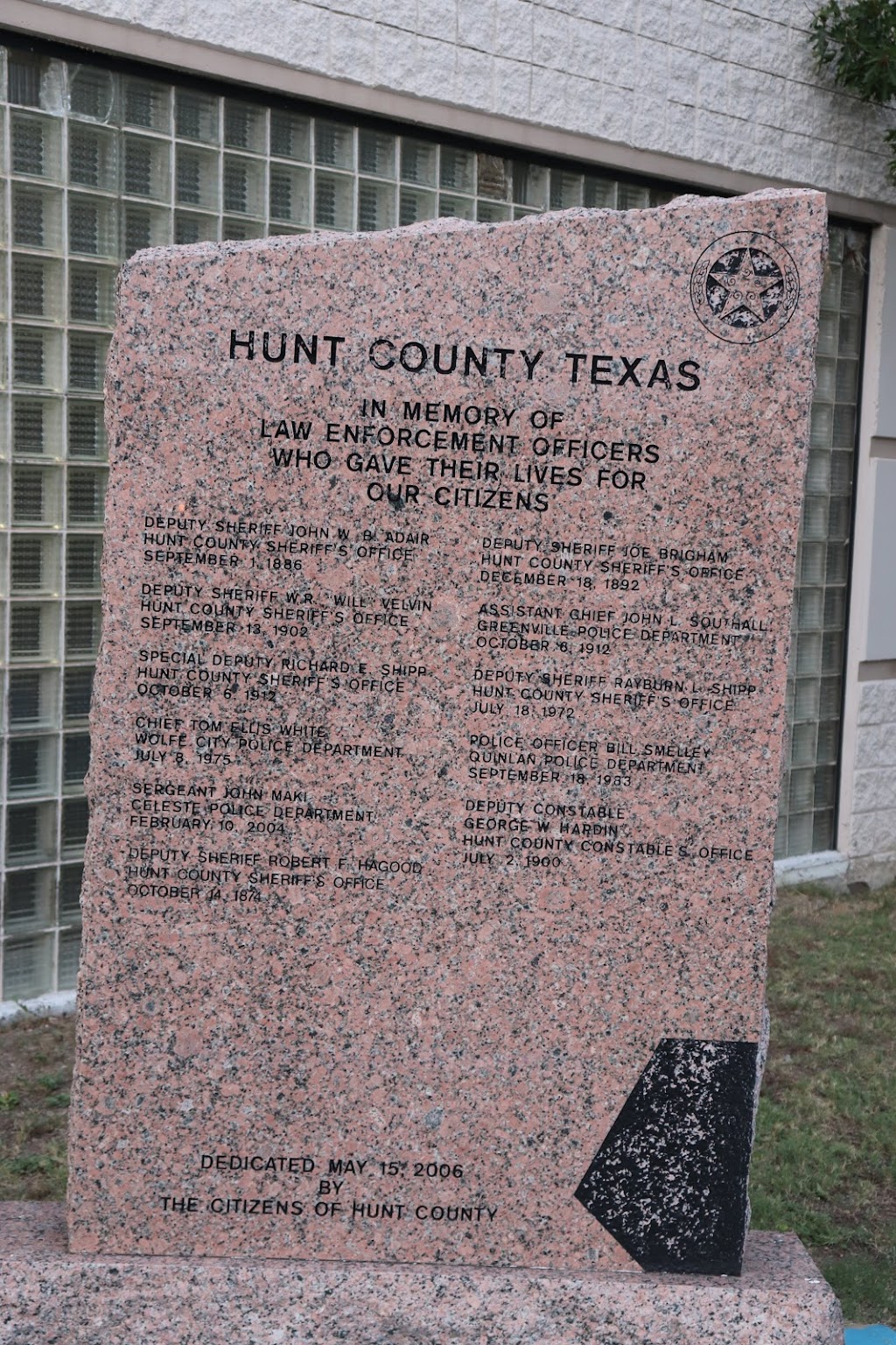 Hunt County Sheriff’s Department | 2801 Stuart St, Greenville, TX 75401, USA | Phone: (903) 453-6800