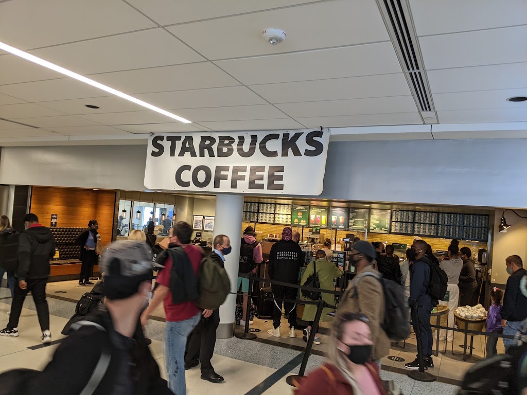Starbucks | 5501, CLT Concourse A Connector, RC, Josh Birmingham Pkwy, Charlotte, NC 28208, USA | Phone: (704) 359-4546