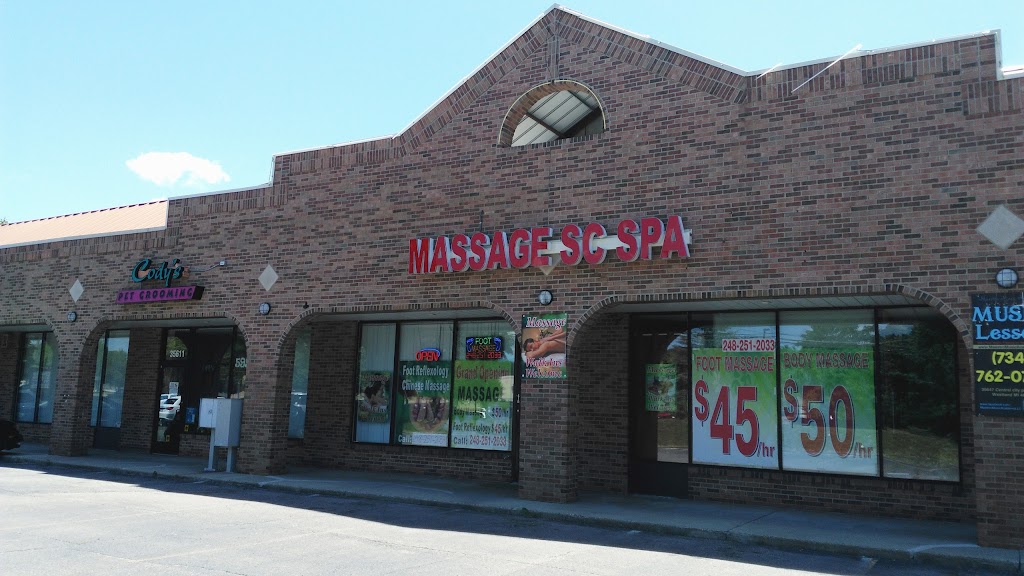 Massage SC SPA | 35633 Central City Pkwy, Westland, MI 48185, USA | Phone: (248) 251-2033