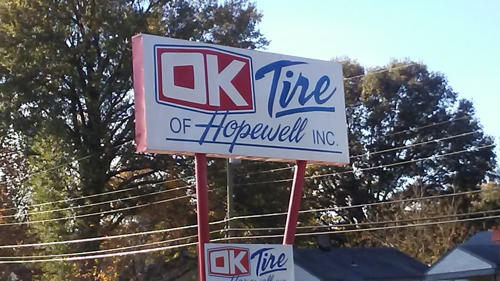 OK Tire of Hopewell Inc | 2500 Oaklawn Blvd, Hopewell, VA 23860, USA | Phone: (804) 458-3712