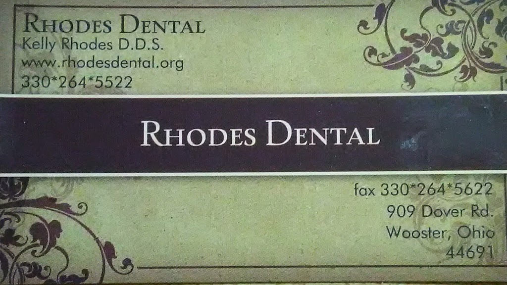 Rhodes Kelly DDS | 909 Dover Rd, Wooster, OH 44691, USA | Phone: (330) 264-5522