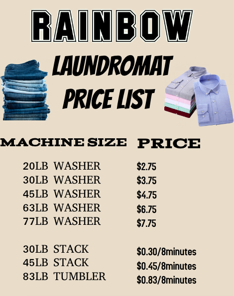 Rainbow Laundry | 8735 Flower Ave, Silver Spring, MD 20901, USA | Phone: (301) 448-1174