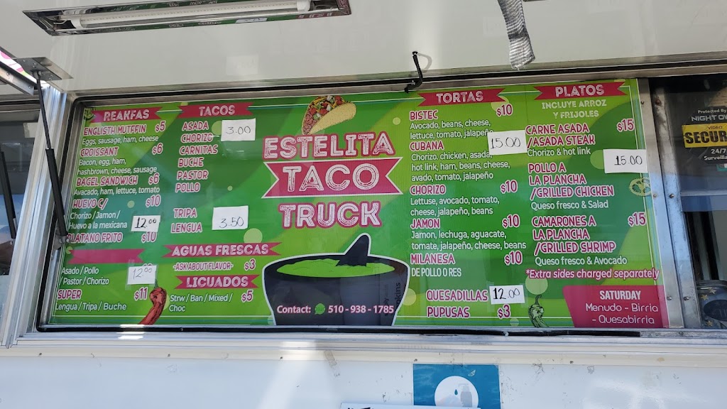Estelita Taco Truck | 43411 Grimmer Blvd, Fremont, CA 94538, USA | Phone: (510) 938-1785