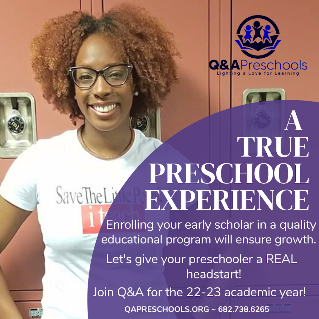 Q&A Preschools | 601 SW Alsbury Blvd, Burleson, TX 76028, USA | Phone: (682) 738-6265