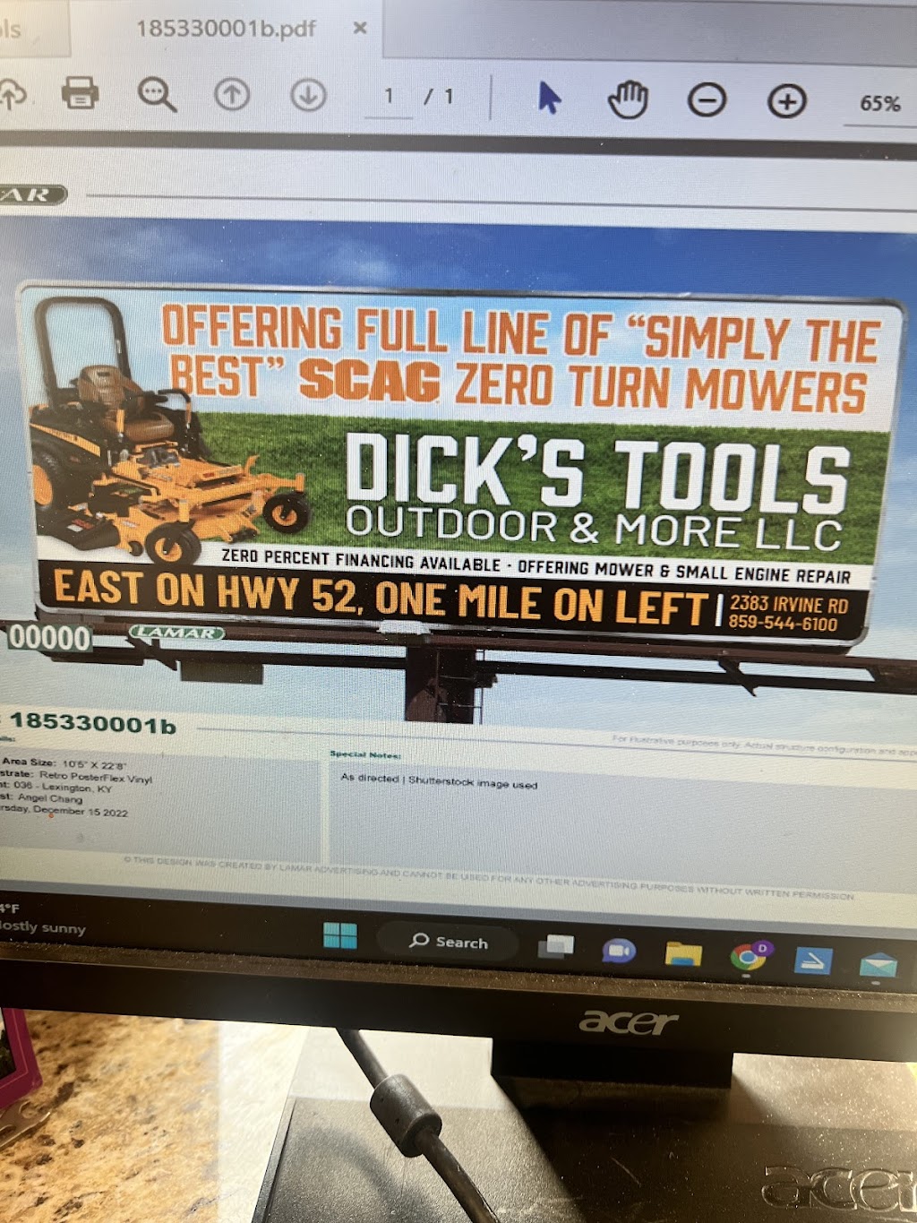Dicks Tools Outdoor and More | 2383 Irvine Rd, Richmond, KY 40475, USA | Phone: (859) 544-6100