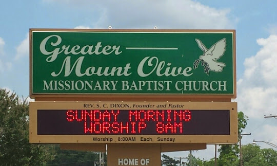 Greater Mount Olive Missionary Baptist Church | 3155 Victoria Dr, Baton Rouge, LA 70805, USA | Phone: (225) 355-5155