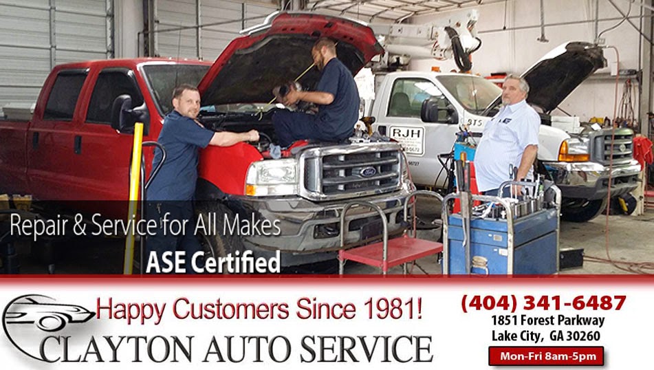 Clayton Auto Service | 1851 Forest Pkwy, Lake City, GA 30260 | Phone: (404) 366-2402