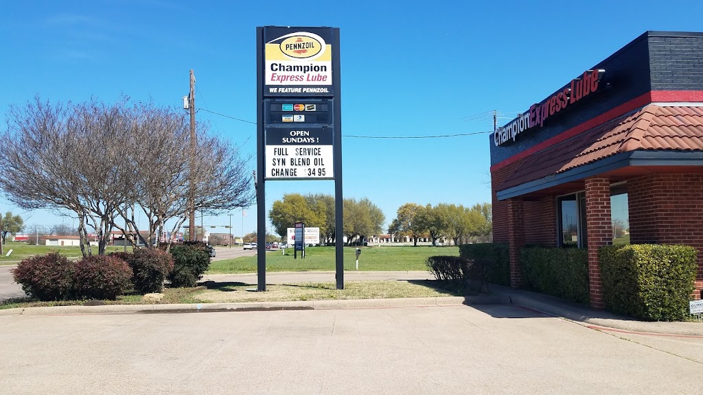 Champion Express Lube | 1822 N Hampton Rd, DeSoto, TX 75115, USA | Phone: (972) 224-1187