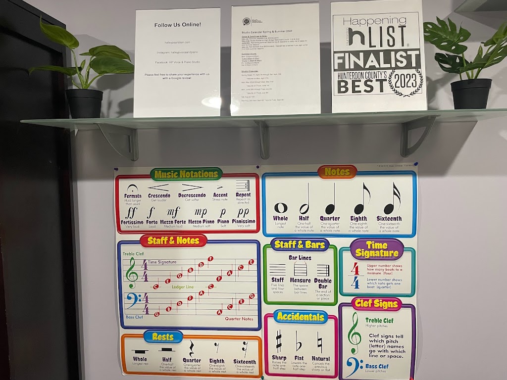 Halley Pearlstein Voice & Piano Studio | 73 Fairview Ave, High Bridge, NJ 08829, USA | Phone: (908) 217-5392