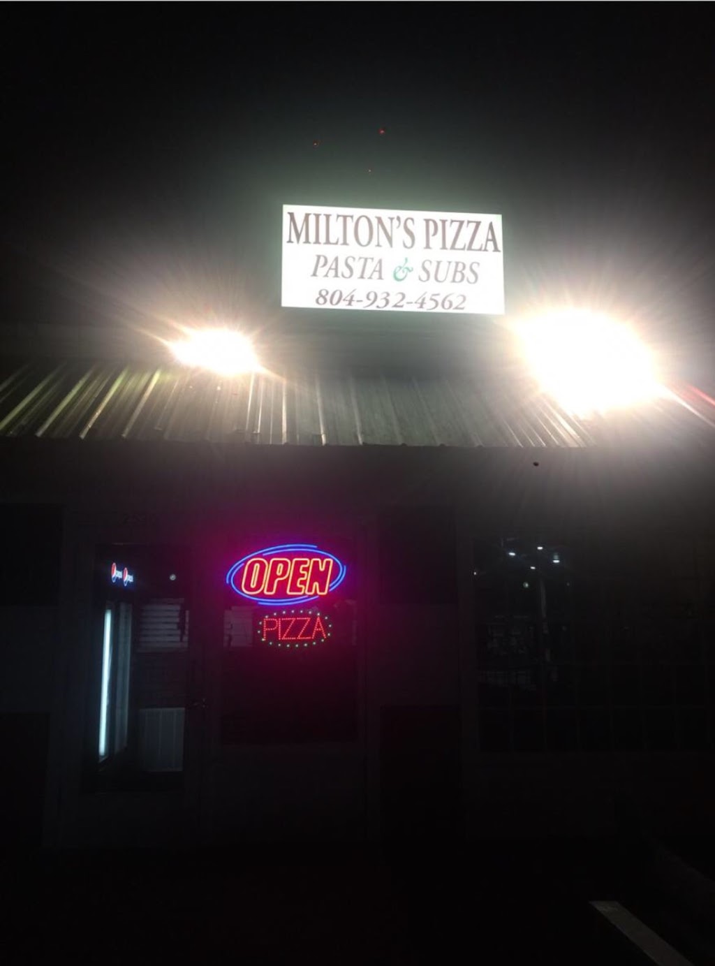 Milton Pizza | 2530 New Kent Hwy, Quinton, VA 23141, USA | Phone: (804) 932-4562