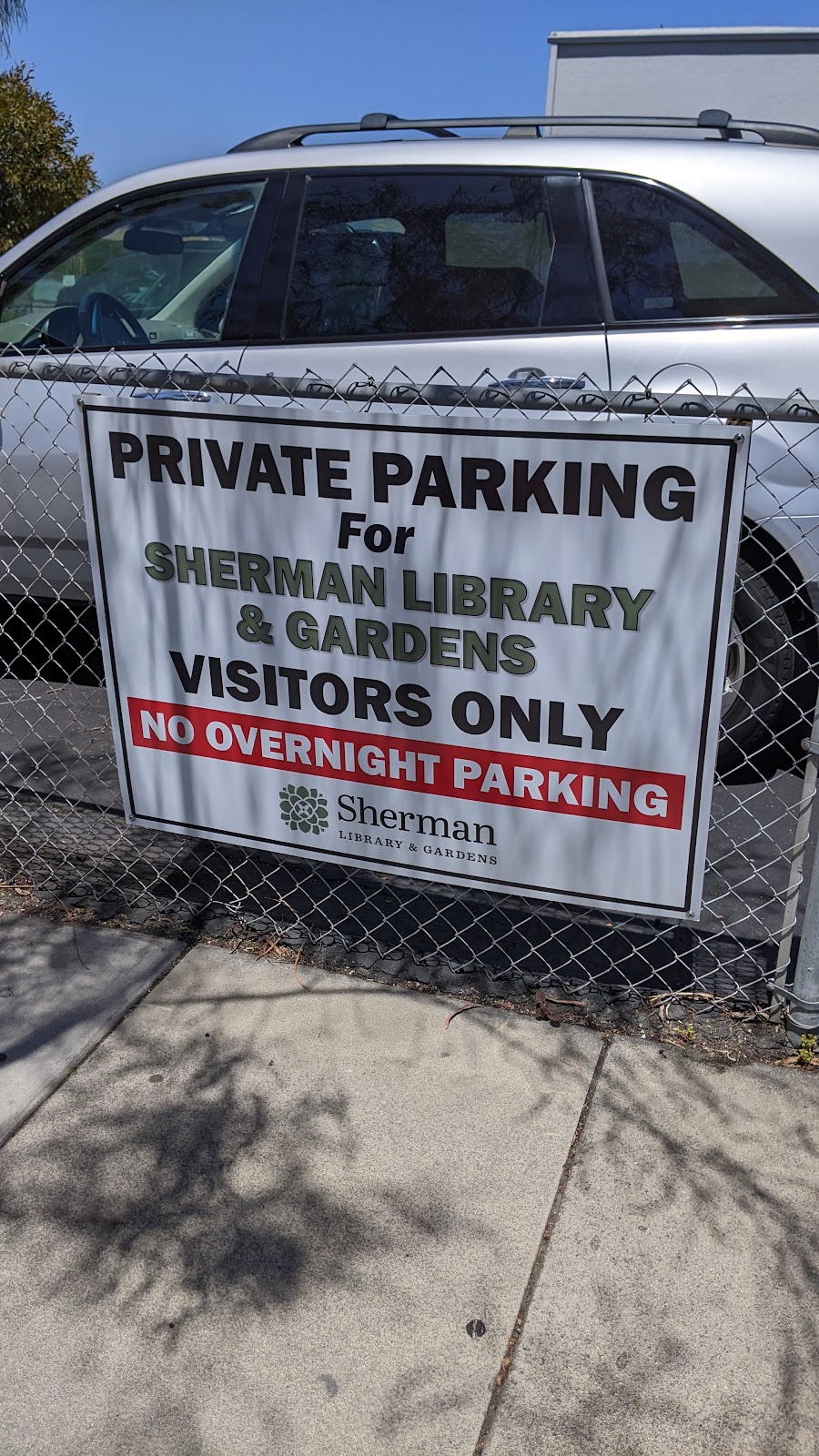 Sherman Library and Gardens parking | 614 Dahlia Ave, Corona Del Mar, CA 92625, USA | Phone: (949) 673-1880