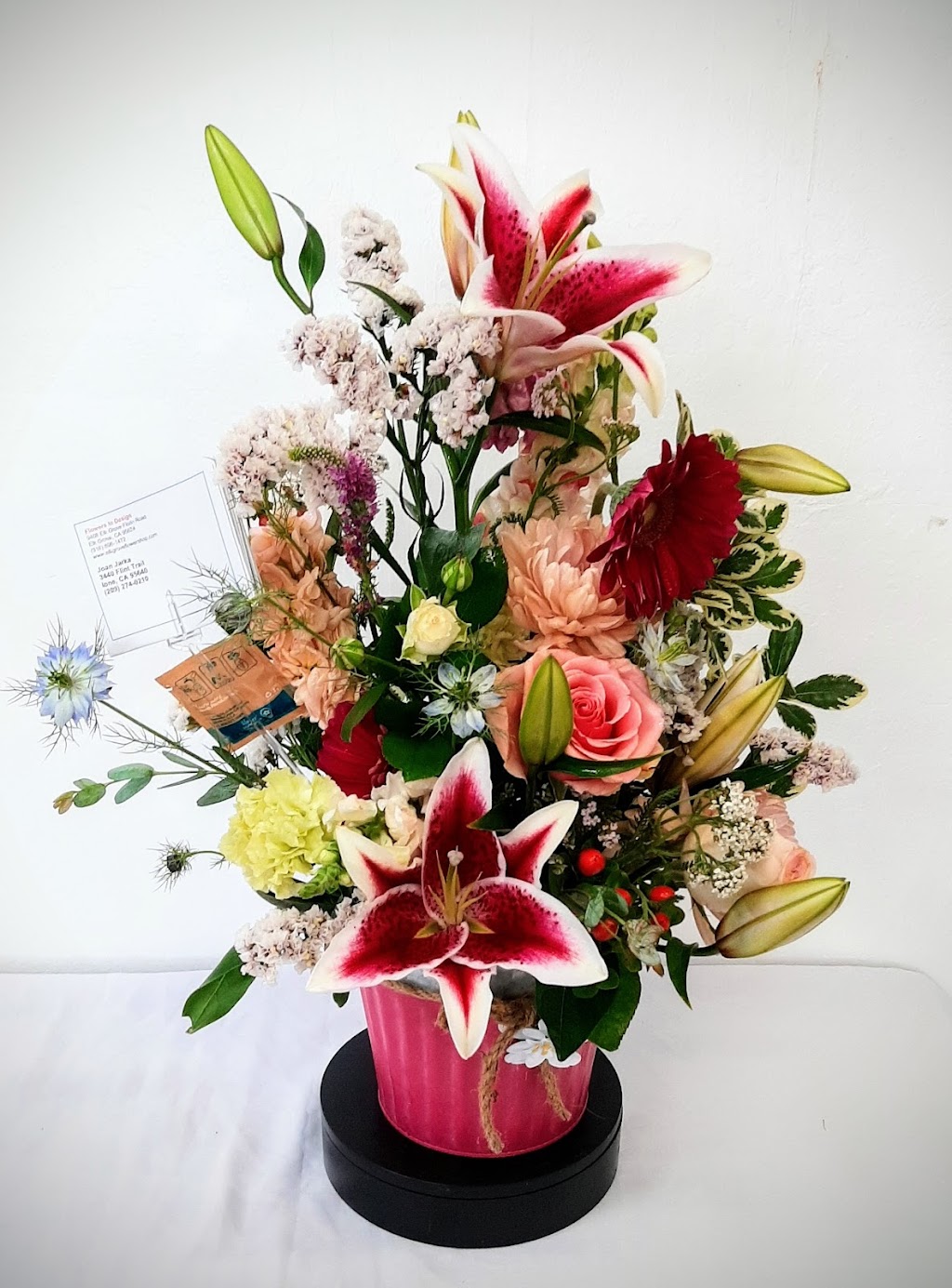 Flowers In Design | 9408 Elk Grove Florin Rd, Elk Grove, CA 95624, USA | Phone: (916) 866-9963