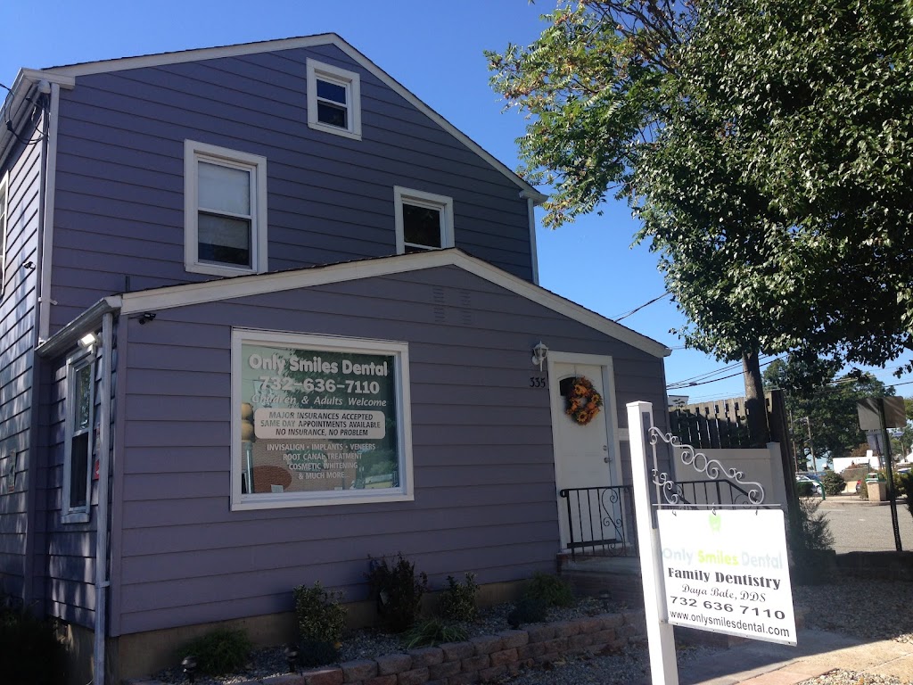 Only Smiles Dental, Daya G. Bale, DDS | 335 Avenel St, Avenel, NJ 07001, USA | Phone: (732) 636-7110