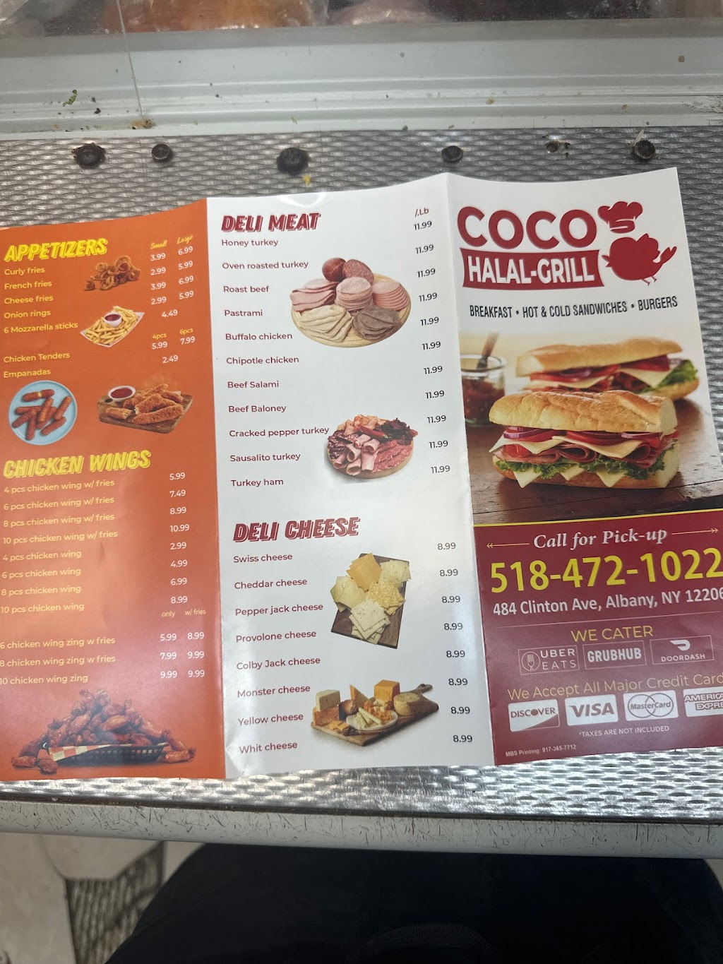 Coco Halal Grill | 484 Clinton Ave, Albany, NY 12206, USA | Phone: (518) 472-1022