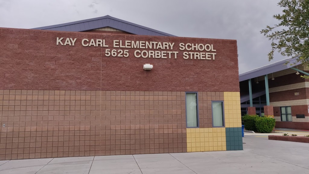 Kay Carl Elementary School | 5625 Corbett St, Las Vegas, NV 89130, USA | Phone: (702) 799-6650