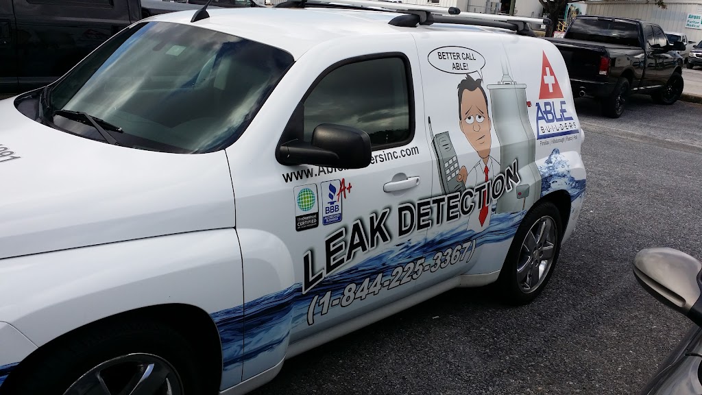 Able Leak Detection | 1957 Sever Dr, Clearwater, FL 33764, USA | Phone: (813) 445-8664