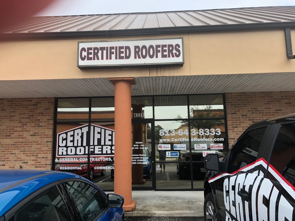 Certified Roofers and General Contractors Inc. | 4331 Lynx Paw Trail, Valrico, FL 33596, USA | Phone: (813) 643-8333