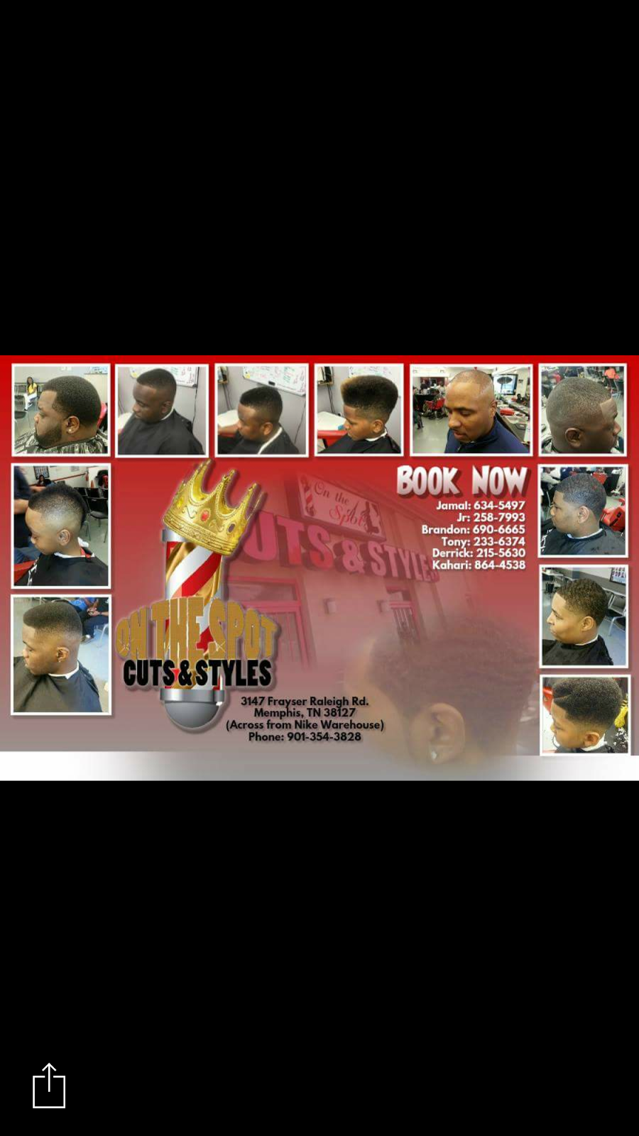 On the Spot Cuts & Styles | 3147 Frayser-Raleigh Rd, Memphis, TN 38128, USA | Phone: (901) 354-3828