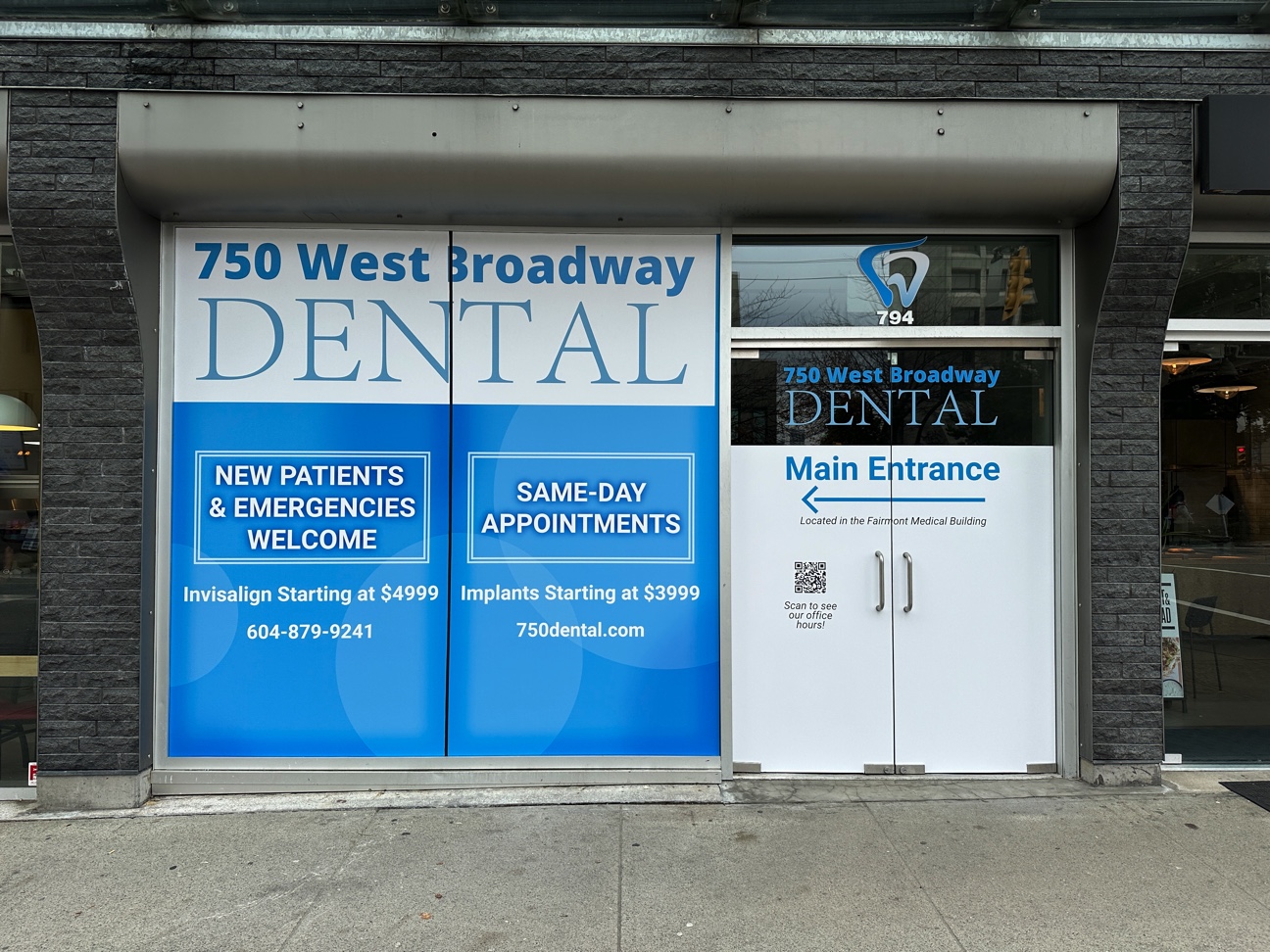 750 West Broadway Dental | 750 W Broadway #101, Vancouver, BC V5Z 1J2, Canada | Phone: (604) 879-9241