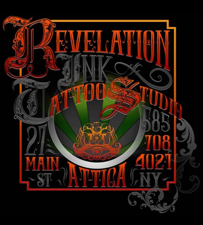 Revelation Ink | 27 Main St, Attica, NY 14011, USA | Phone: (585) 708-4021