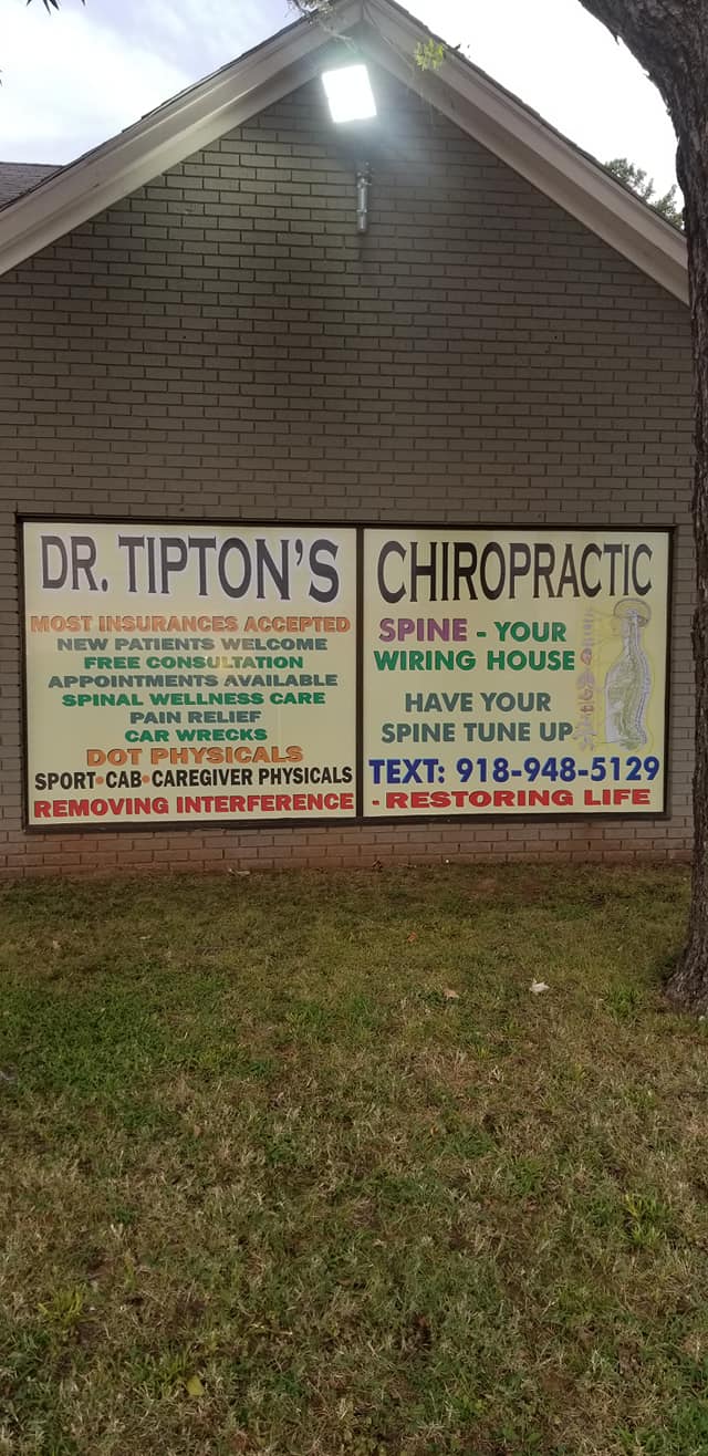 Dr. Tiptons Chiropractic | 4940 S Union Ave, Tulsa, OK 74107, USA | Phone: (918) 948-5129