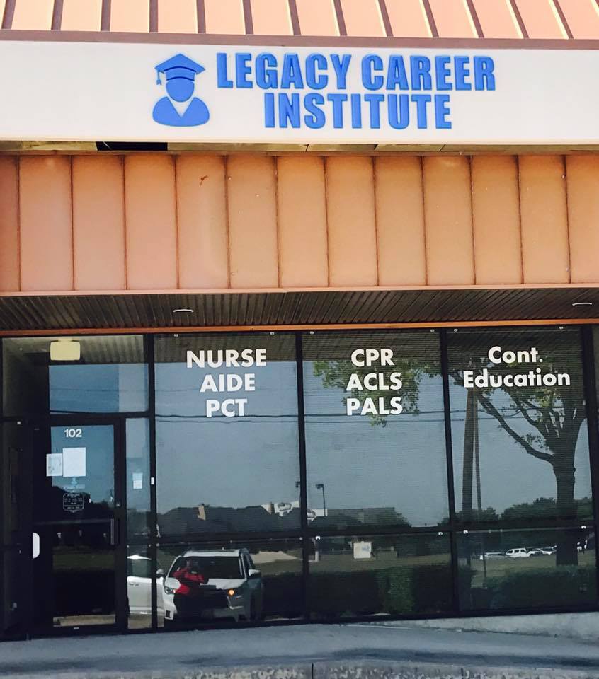 Legacy Career Institute | 2550 E Trinity Mls Rd suite 102, Carrollton, TX 75006, United States | Phone: (469) 312-8885