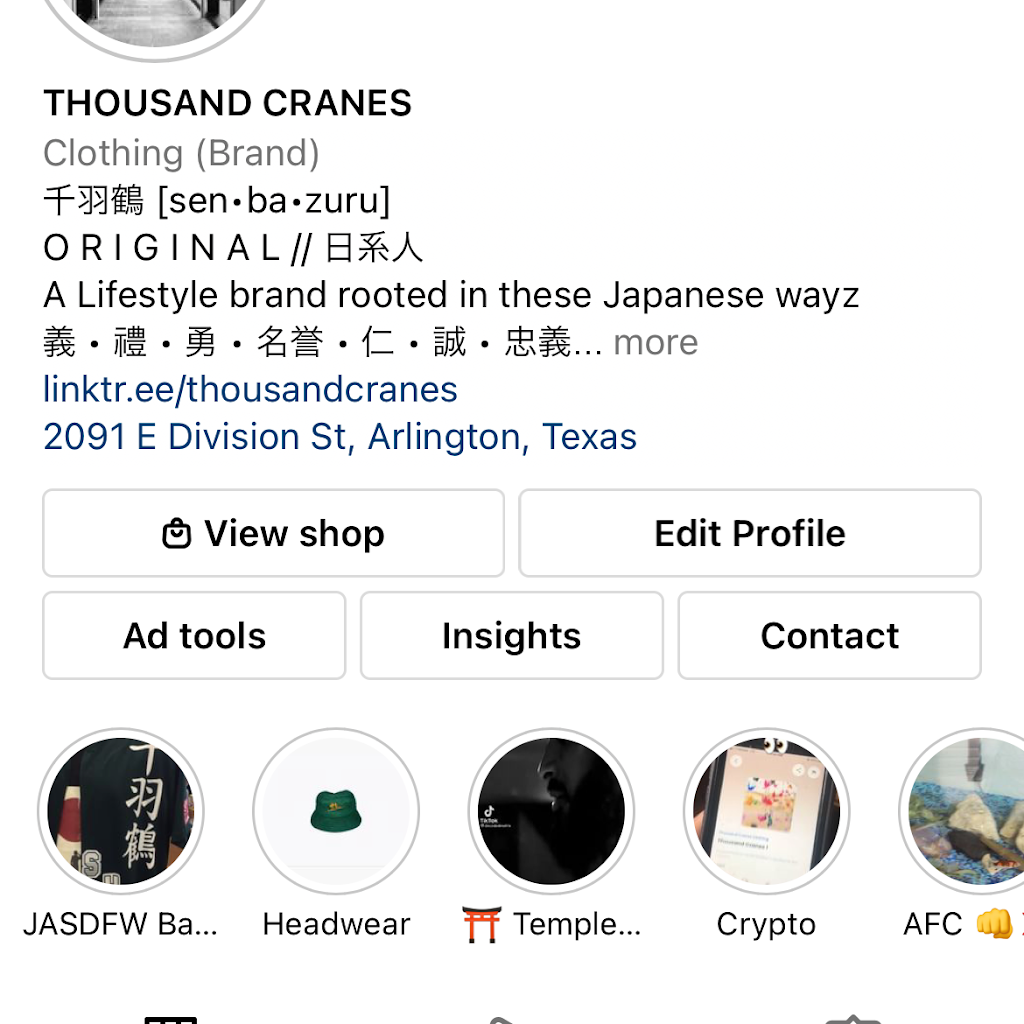 Thousand Cranes | 2091 E Division St, Arlington, TX 76011, USA | Phone: (972) 249-6000