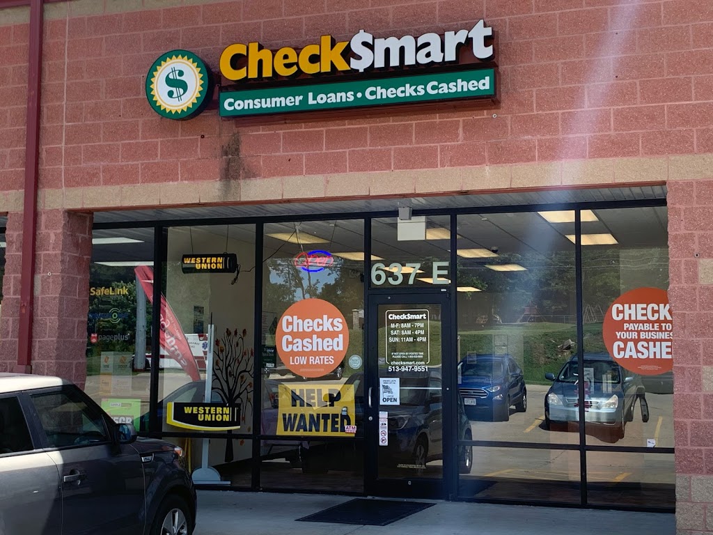 CheckSmart | 637 Ohio Pike, Cincinnati, OH 45245, USA | Phone: (513) 947-9551