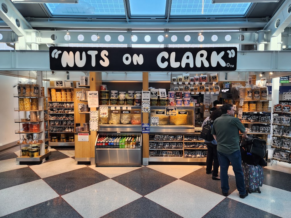 Nuts on Clark | Terminal, 10000 Bessie Coleman Dr #1C, Chicago, IL 60666, USA | Phone: (773) 549-6622