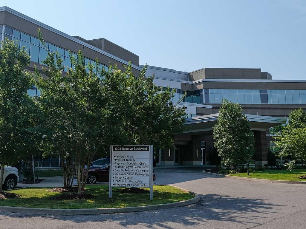 Vanderbilt Urology Spring Hill | 1003 Reserve Blvd, Spring Hill, TN 37174, USA | Phone: (615) 322-2880