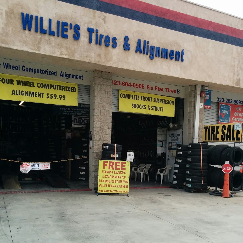 Willies Tires & Alignment | 705 Monterey Pass Rd unit b, Monterey Park, CA 91754, USA | Phone: (323) 604-0905