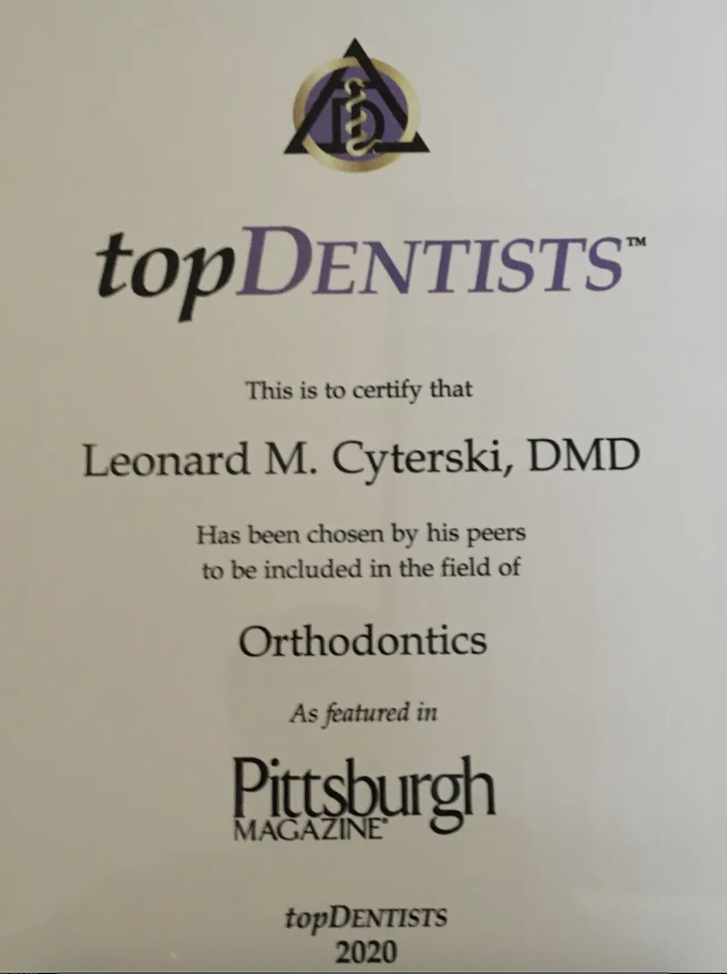 Cyterski Orthodontics DMD | 4485 William Flinn Hwy, Allison Park, PA 15101, USA | Phone: (412) 492-8700