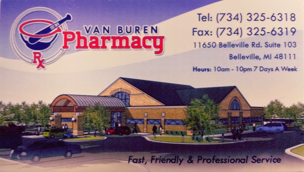 Van Buren Pharmacy | 11650 Belleville Rd #103, Belleville, MI 48111, USA | Phone: (734) 325-6318