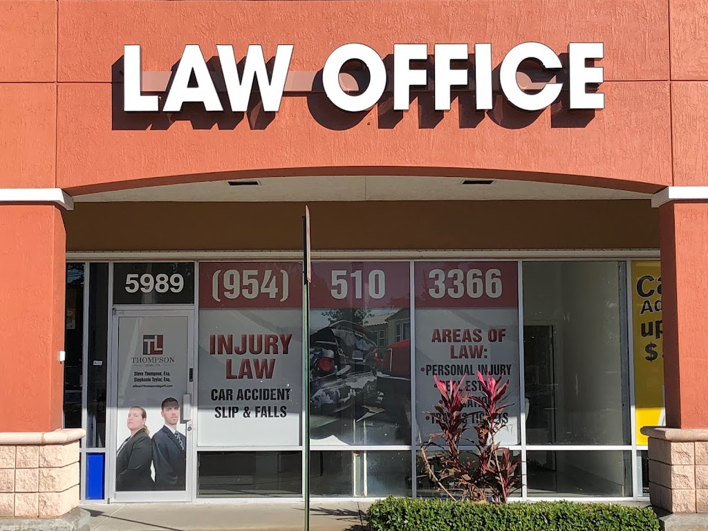 Thompson Legal, P.A. | 5989 Stirling Rd, Davie, FL 33314, USA | Phone: (954) 510-3366