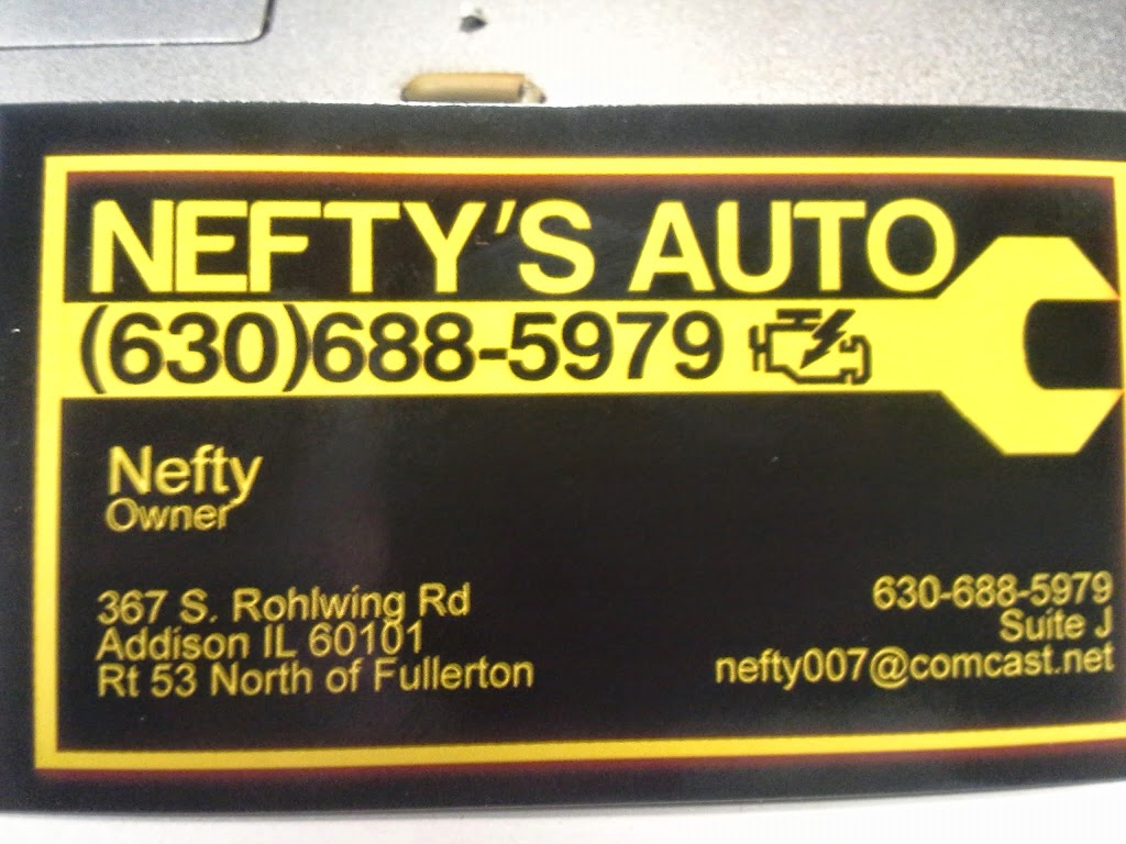 Neftys Auto Inc | 367 S Rohlwing Rd, Addison, IL 60101, USA | Phone: (630) 688-5979