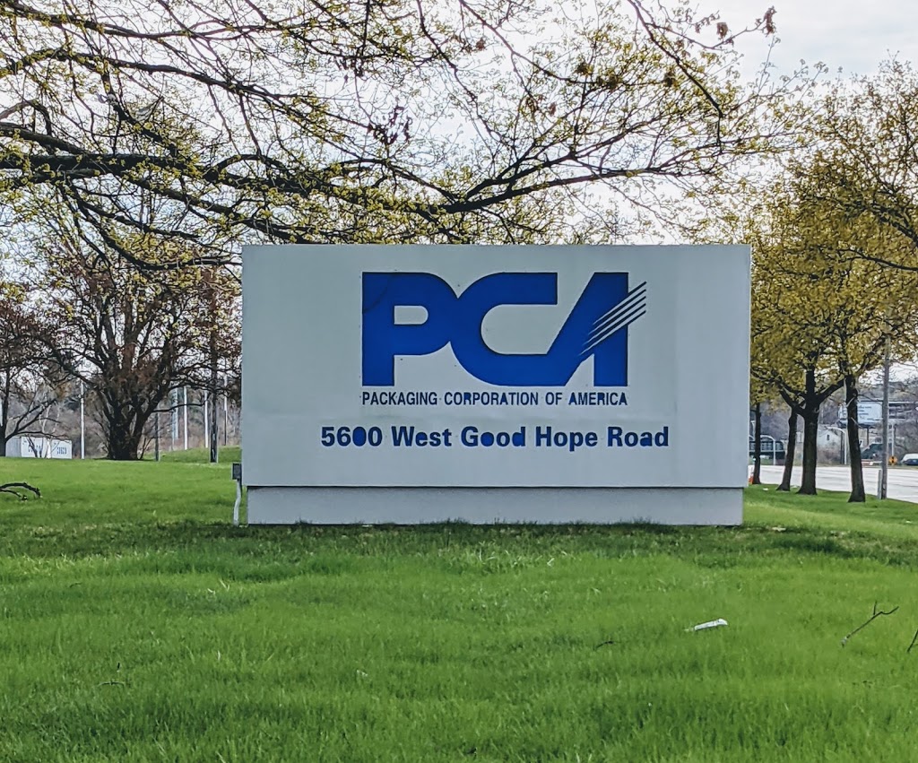 Packaging Corporation of America | 5600 Good Hope Rd, Milwaukee, WI 53223 | Phone: (414) 353-6200