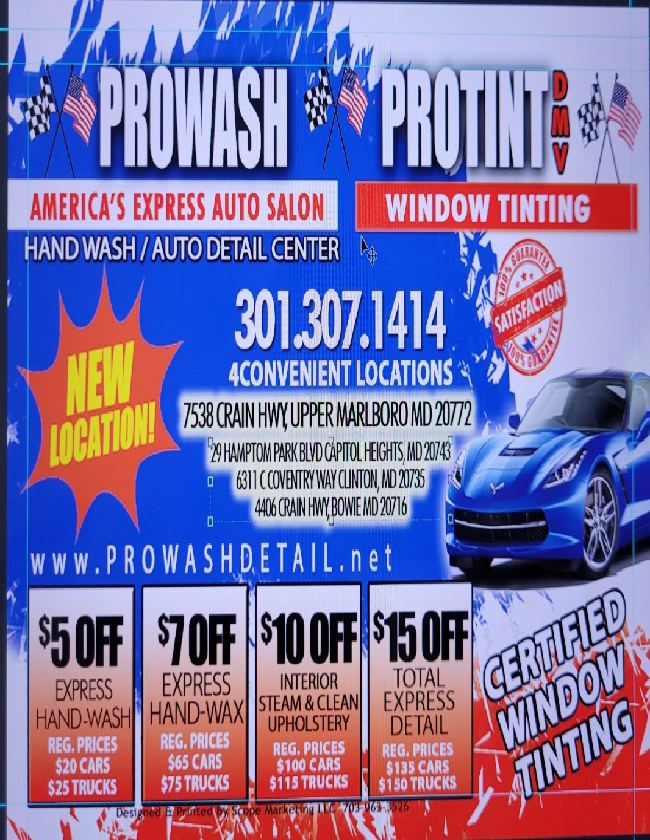 Pro Tint DMV Bowie | 4406 NW Crain Hwy b, Bowie, MD 20716, USA | Phone: (301) 307-1414