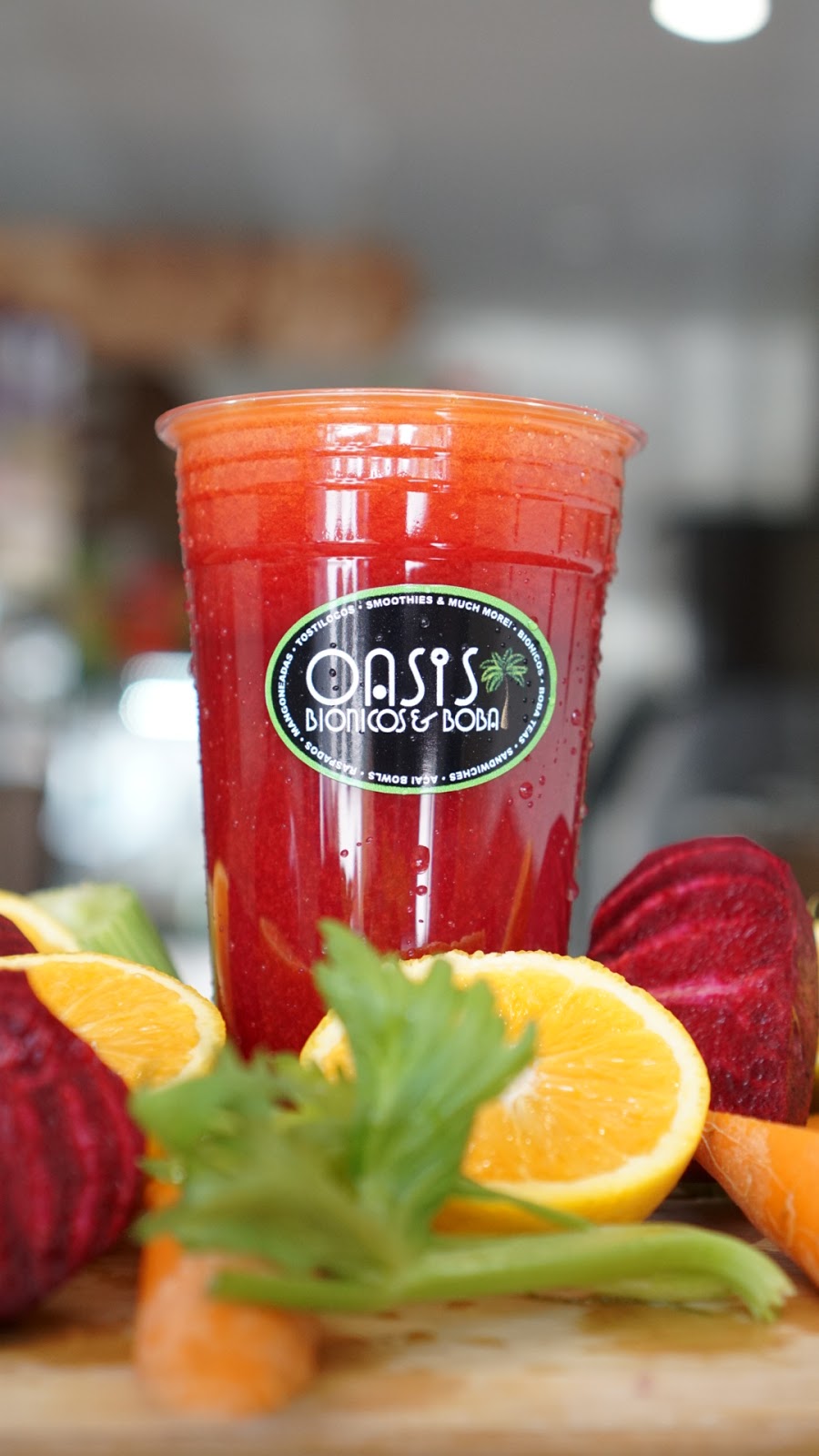 Oasis Bionicos & Boba | 9061 Imperial Hwy, Downey, CA 90242, USA | Phone: (562) 923-3031