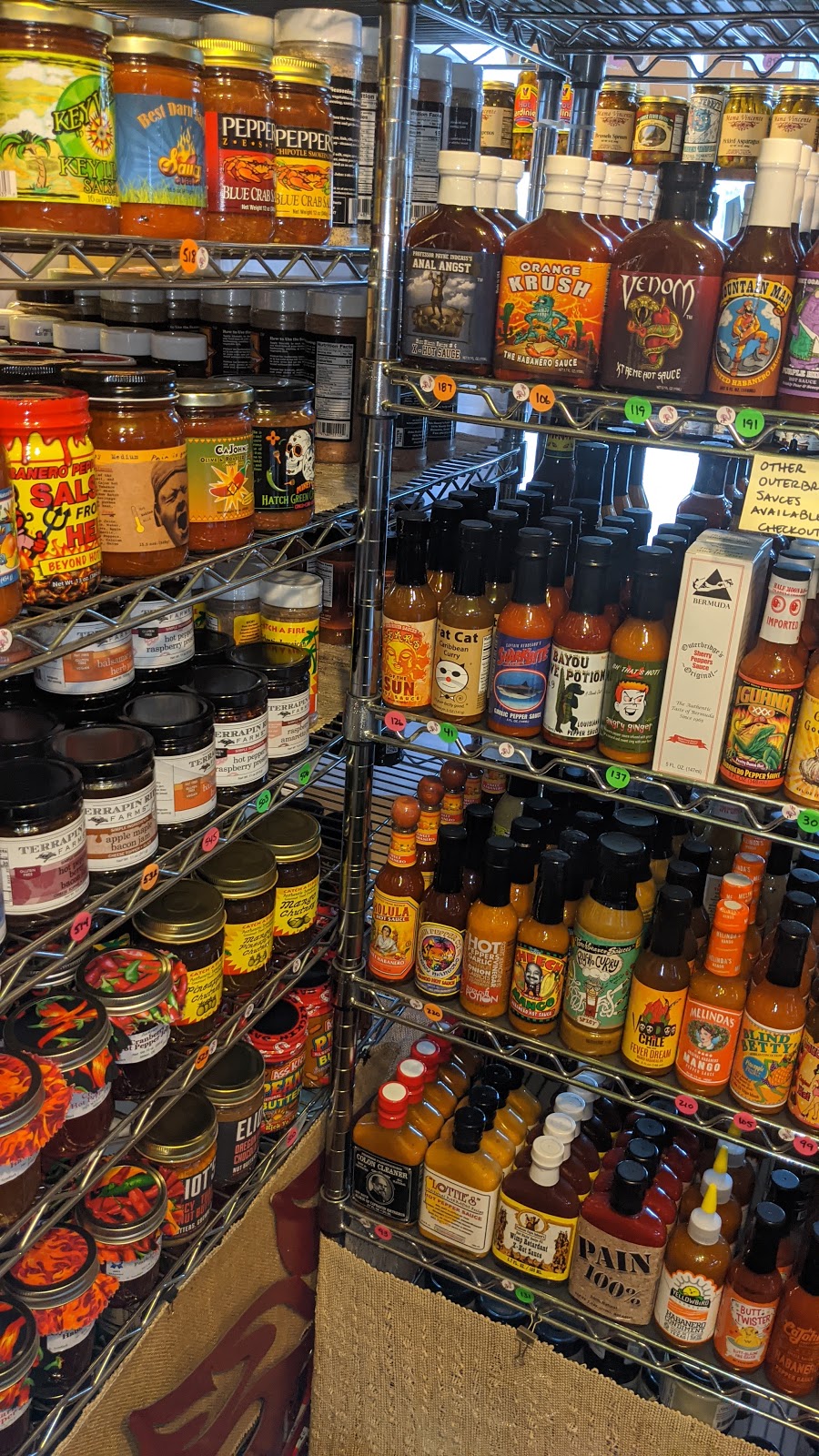 Red Hot Tiki Spicy Gourmet Market | 2904 Beach Blvd S, Gulfport, FL 33707, USA | Phone: (727) 776-5931