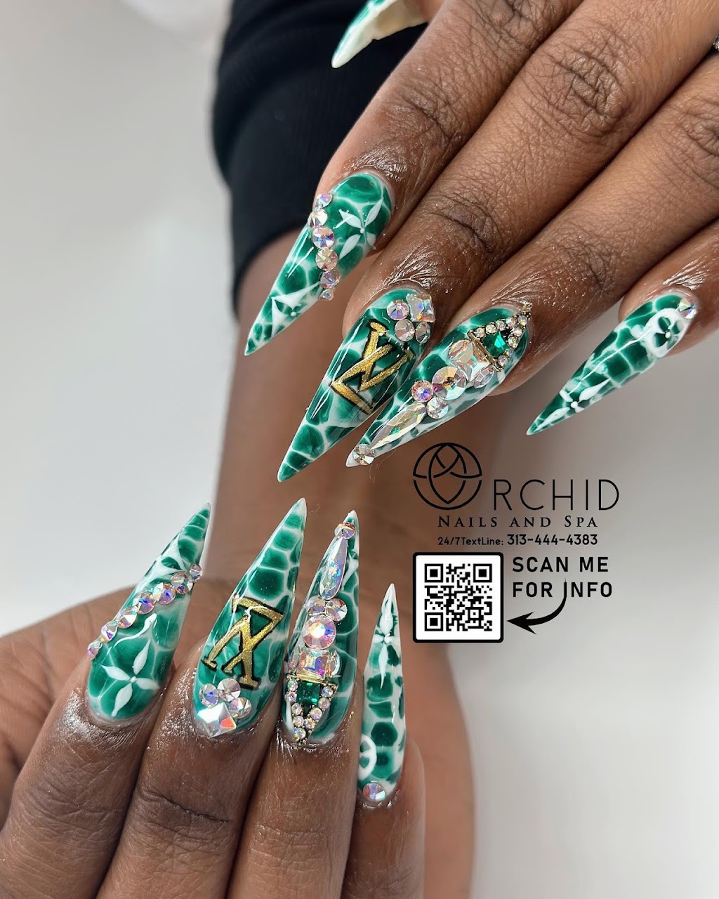 Orchid Nails and Spa | 455 Greenwood Park Dr S STE D, Greenwood, IN 46142, USA | Phone: (317) 888-8481